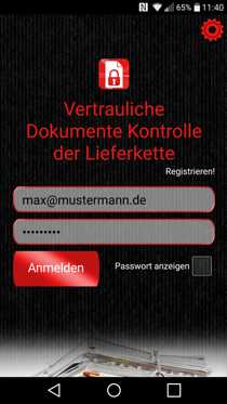 Formular App für Lieferschein